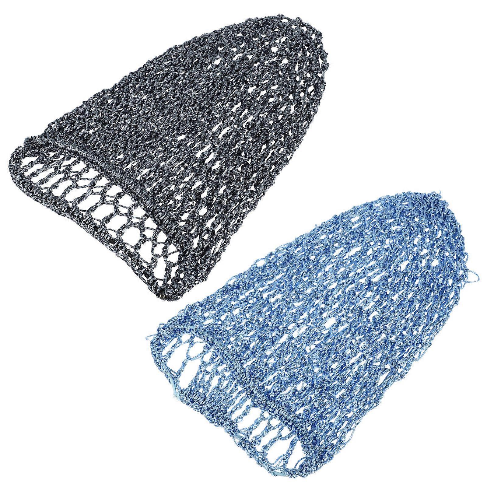 Hair Protector Net Sleeping Hat for Night Use with 2Pcs Crochet Caps