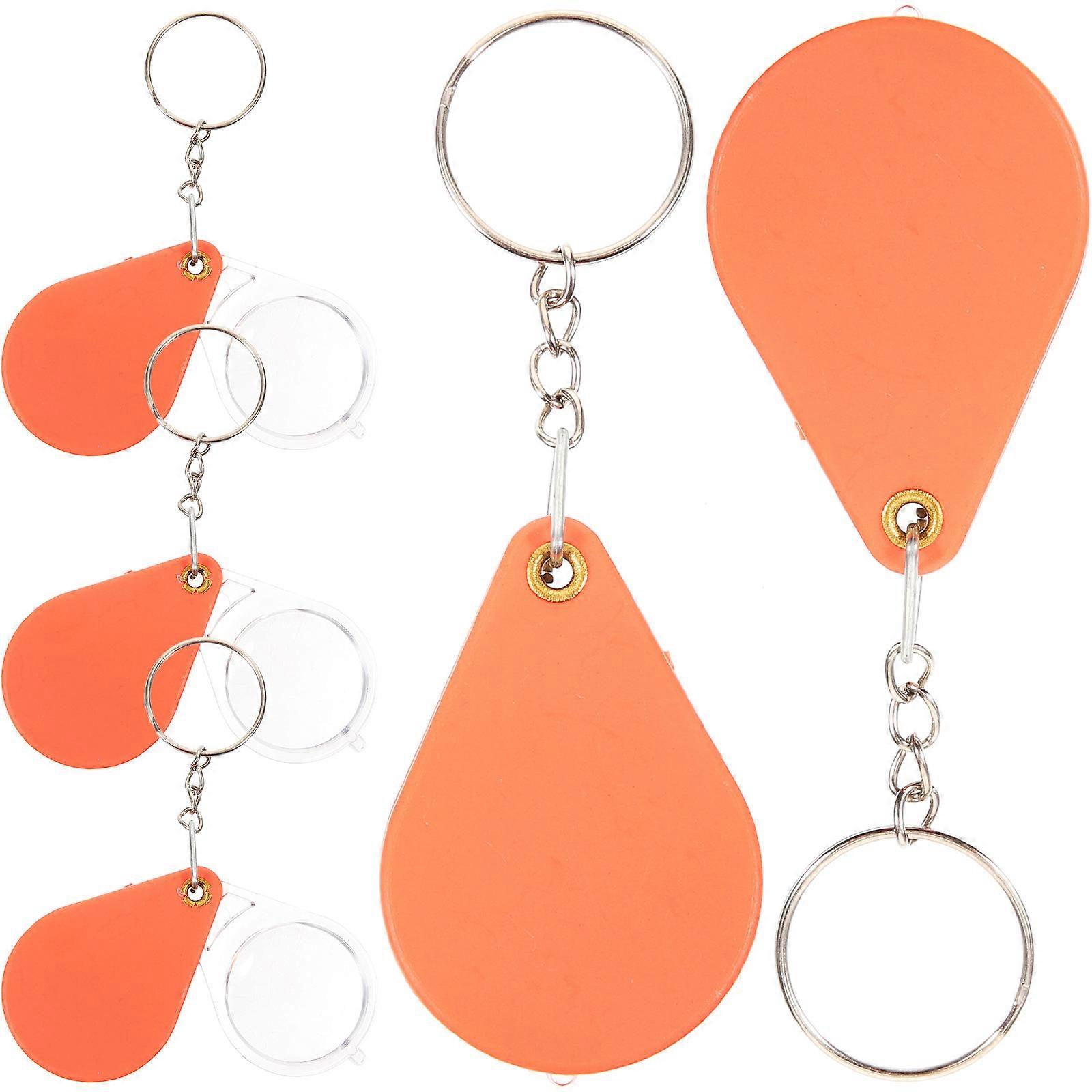 Handheld Folding Magnifier ABS Material for Daily Use and Repair Work 5Pcs