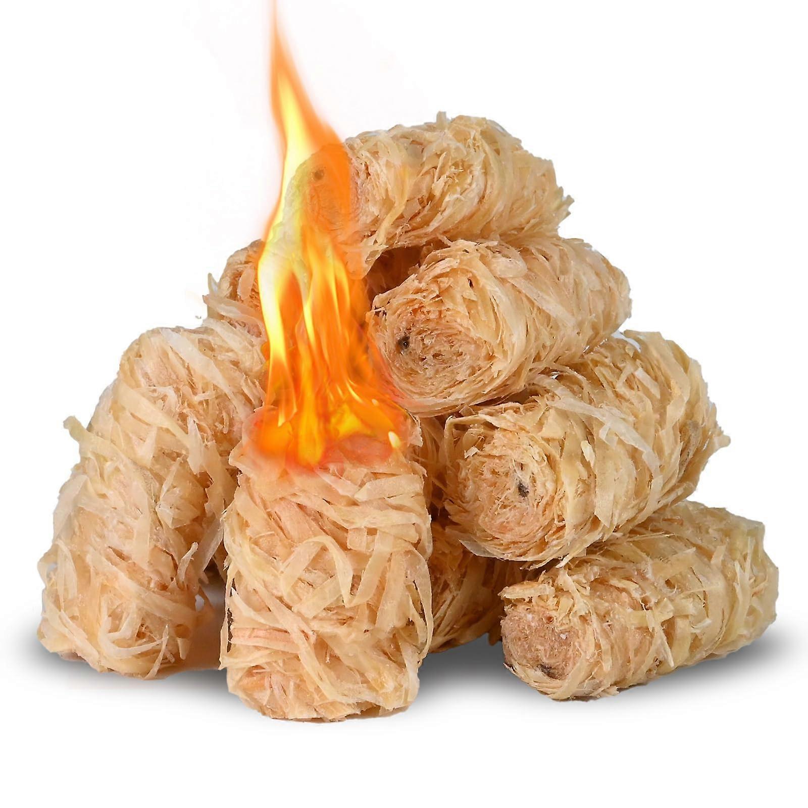 Fire Starters Waterproof Quick Ignition Eco Friendly Long Burning for Camping Grills Fireplaces BBQ 72pcs