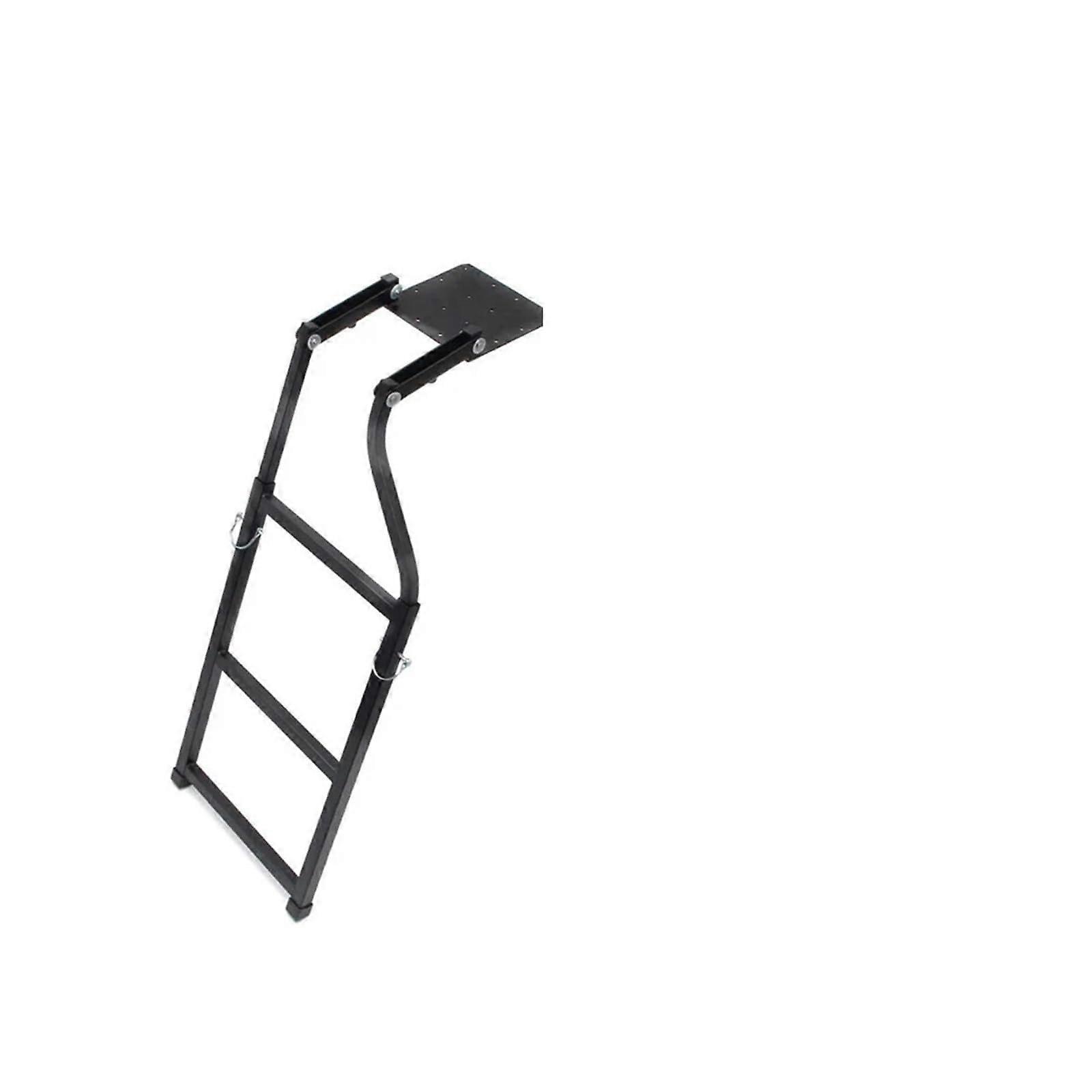 Truck Tailgate Ladder with Foldable NonSlip Step and RustResistant Coating for Pickup Trucks