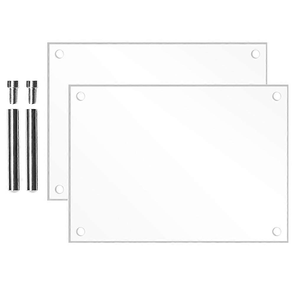 Clear Photo Frame Acrylic Picture Frame for Scratch Resistant Use 2Sets