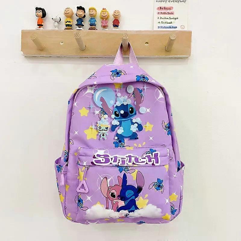 Cartoon Bag Kindergarten Schoolbag handbag Fashion Disney mickey  mouse New Stitch Backpack Boys and Girls Light Backpack