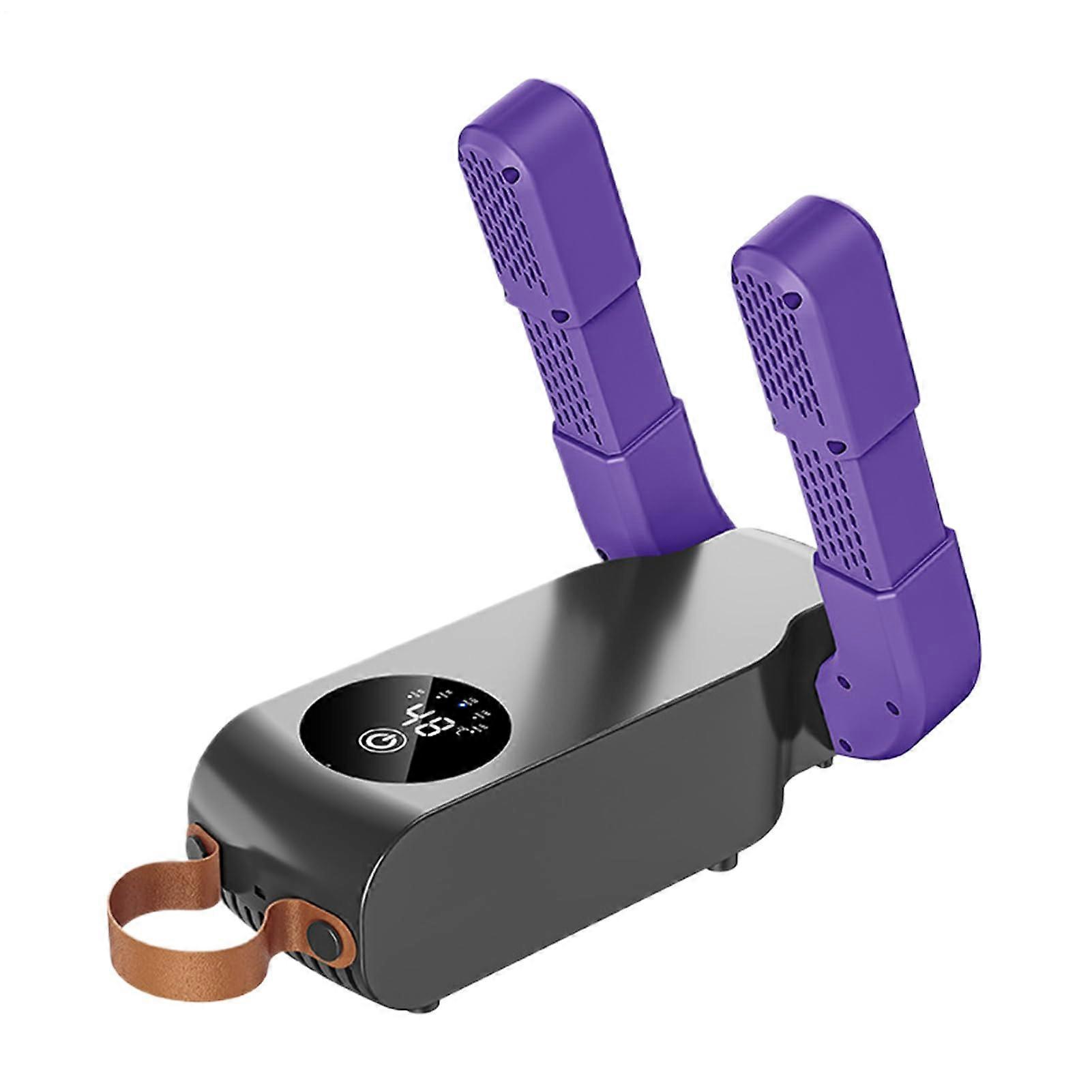 Shoe Dryer and Boot Warmer with Foldable Design, 5Level Timer, Fast Heat Drying, Odor Elimination