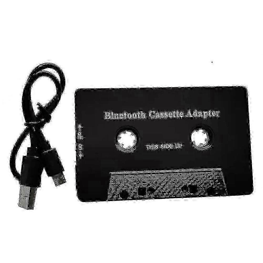 Hands-Free Car Cassette Adapter with Bluetooth 5.0 and Microphone