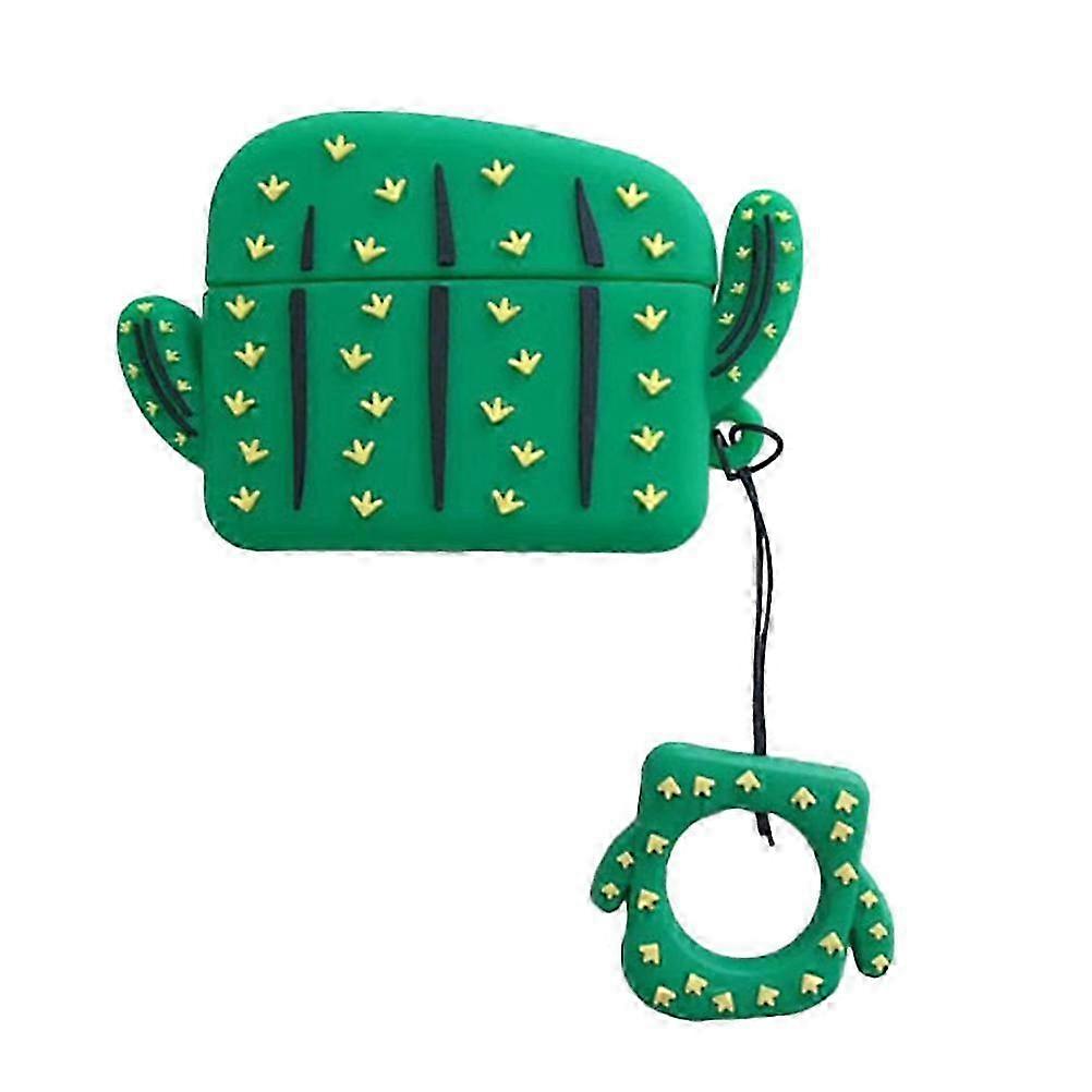 Earbuds Protection Case Silicone Cactus Design 1Pcs for