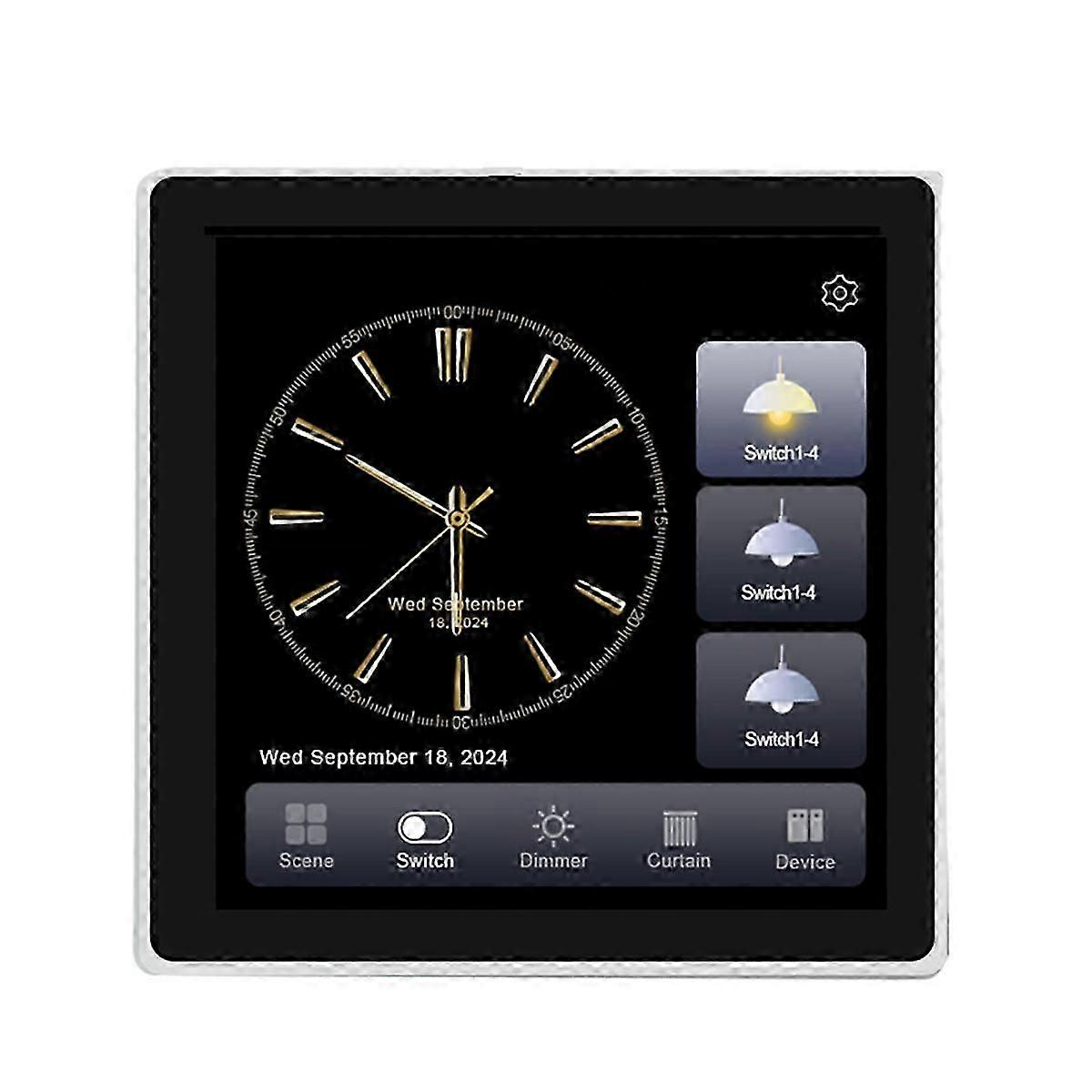 Tuya T3E Pro Smart Control Panel Switch Touch Screen Panel Switch Zigbee Intelligent Home Wall Push