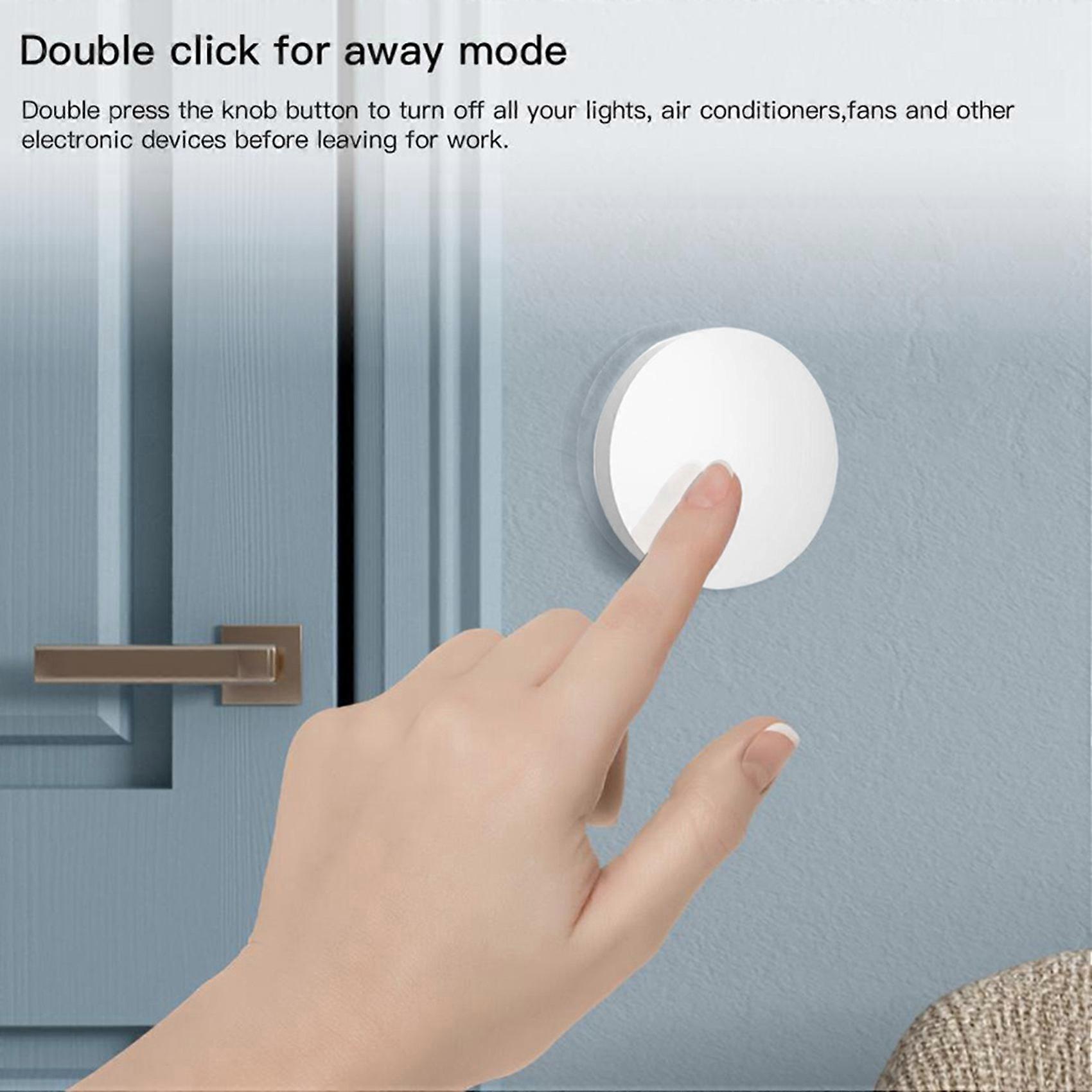 4X Tuya ZigBee Devices Button Scene Switch Intelligent Linkage Smart Switch Battery Powered Work with Smart Life