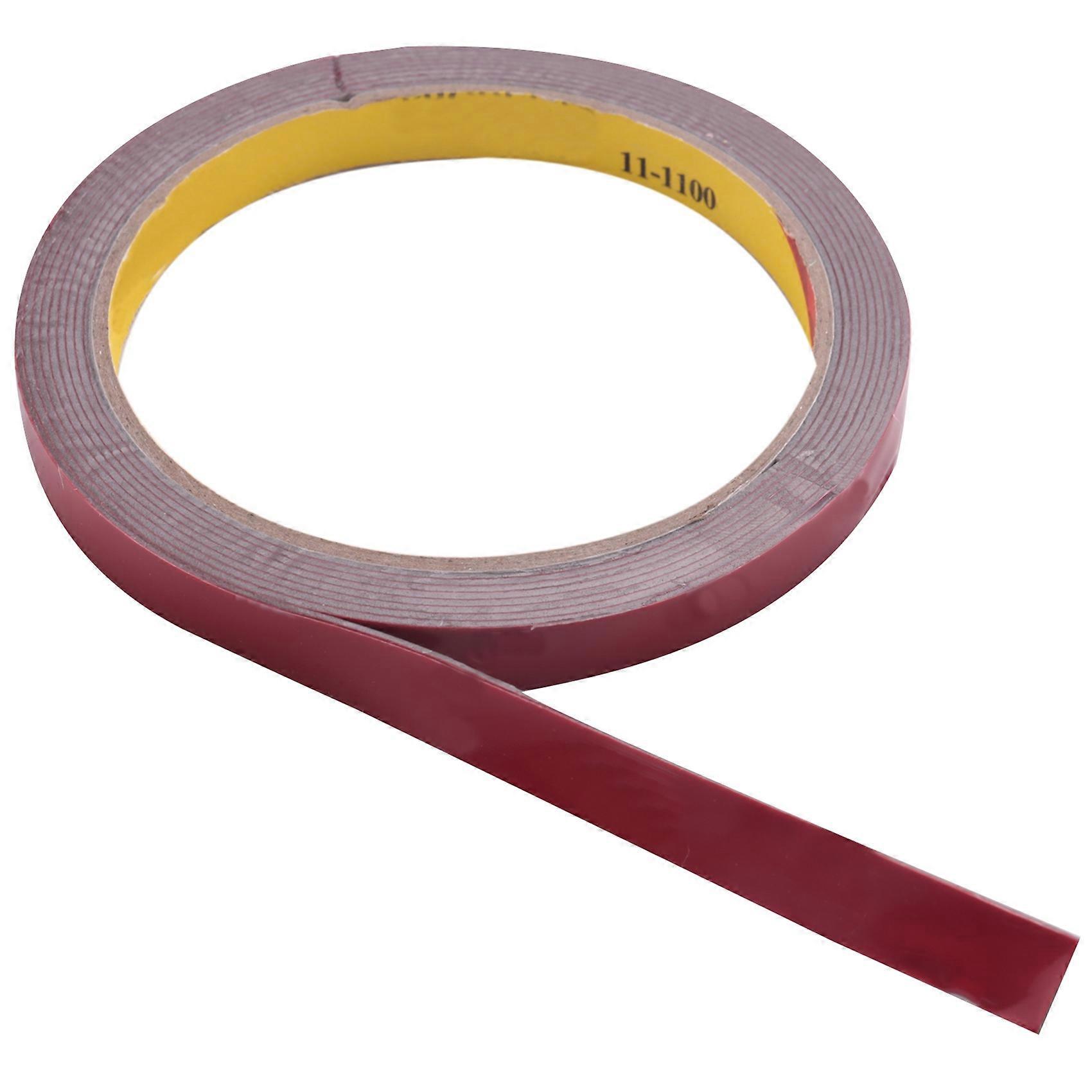Strong Permanent Double Sided Foam Tape Roll, Red 10MM*