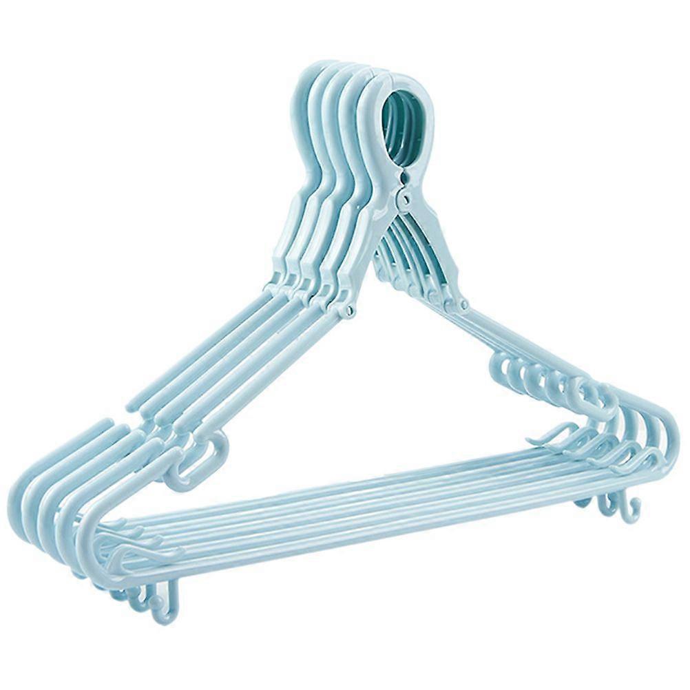 5pcs Windproof Hangers Multi-function Clothes Hangers Heavy-duty Cloth Hangers