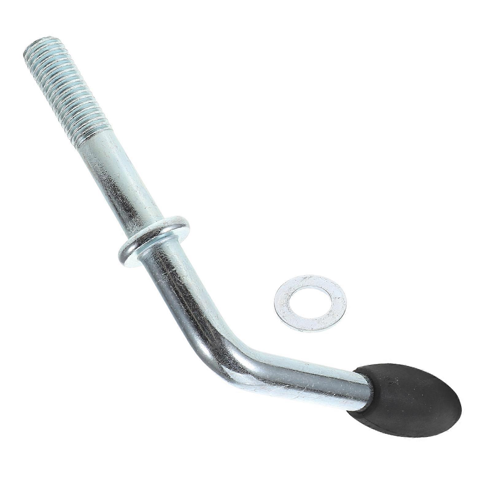Heavy Duty Crank Handle for Trailer Jack Function Silver Alloy
