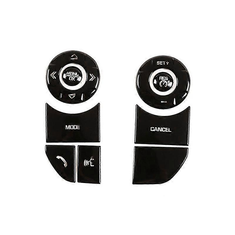 Car Steering Wheel Button Trim Stickers Accessories for (B)