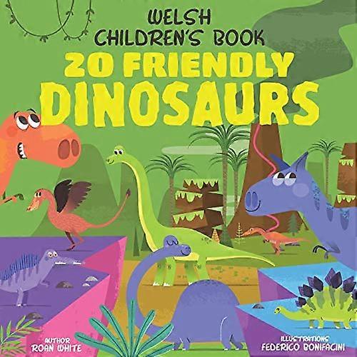 Welsh Children's Book: 20 Friendly Dinosaurs