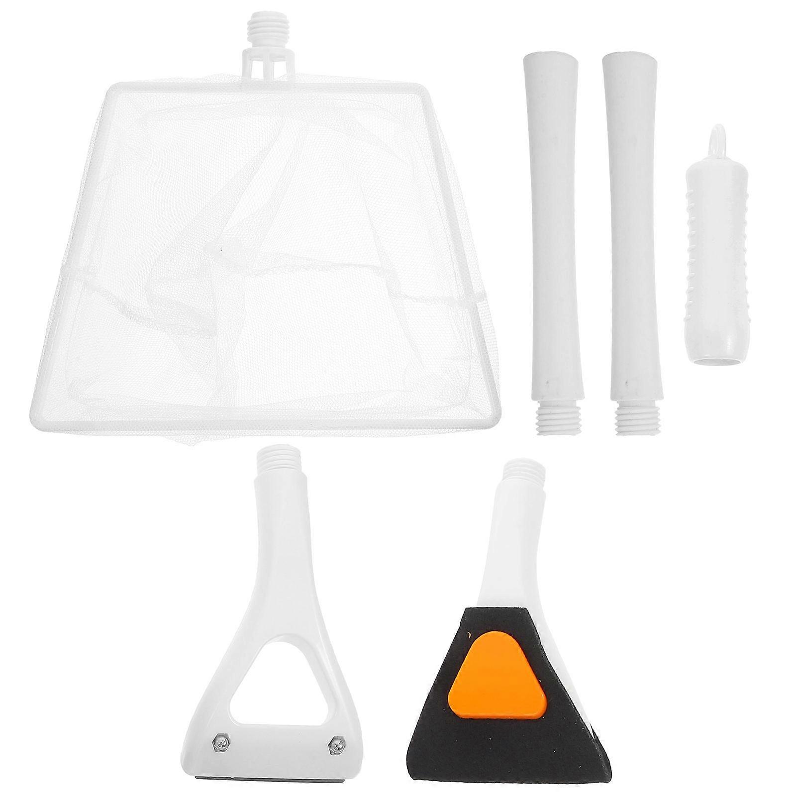 Aquarium Brush Fish Tank Cleaner for Cleaning 2Sets Durable Plastic Tools