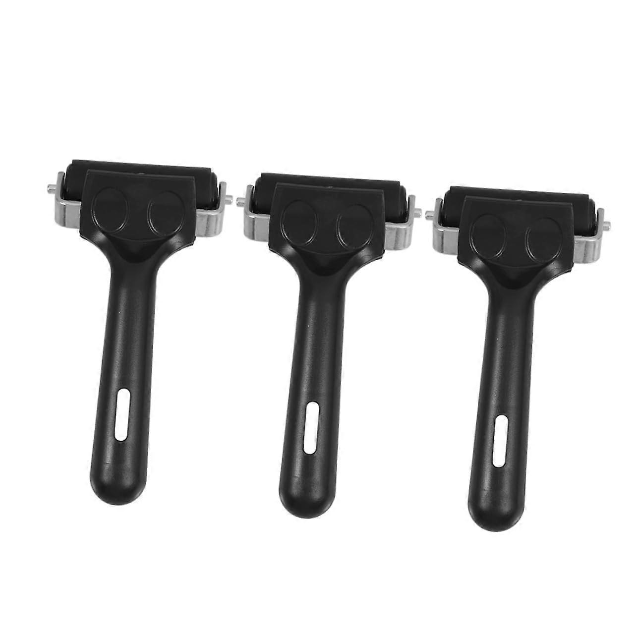 3pcs Printmaking Roller Set Durable Ink Brayer for Smooth Ink Application and Versatile Crafts