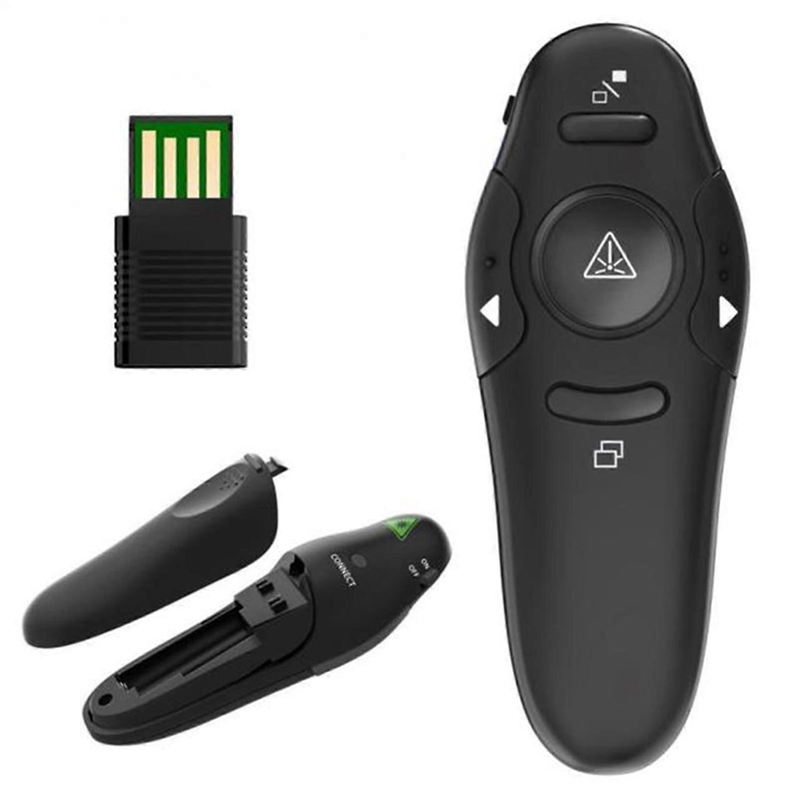 Wireless Presentation Clicker Laser Pointer Remote for Desktop PPT