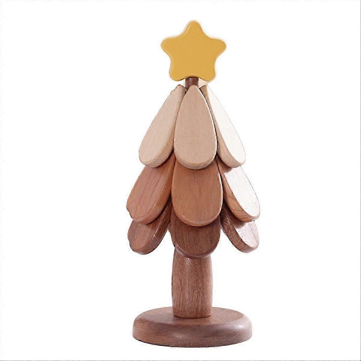 Christmas Tree Insulation Pad Solid Wood Dining Table Pad Star