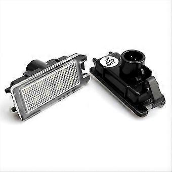 2pc for Grand Compass Viper 2014-2017 for 500 LED Number Plate Light License Plate Lamp