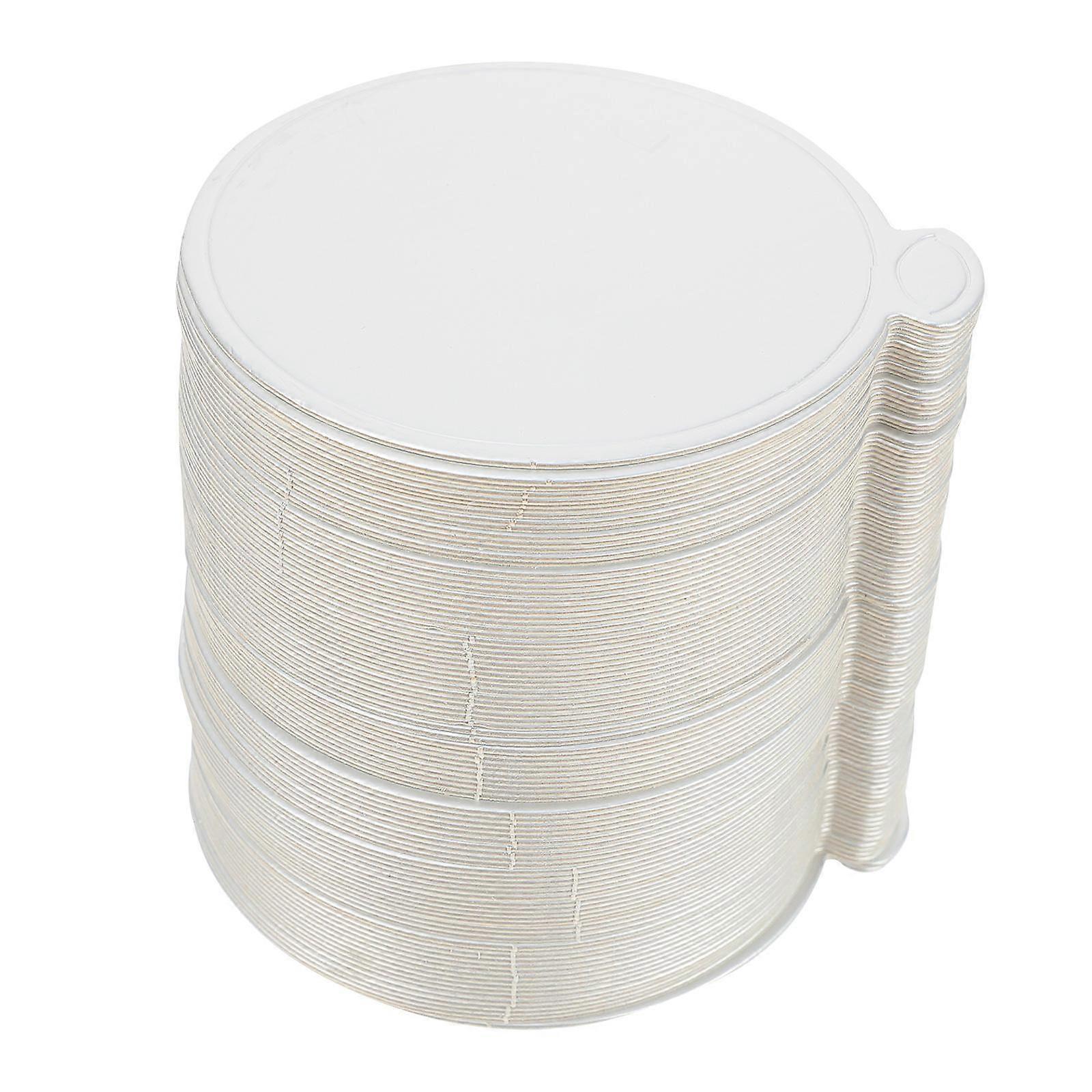 Egg Cake Boards for Display 100Pcs Silver Mousse Cake Boards Practical Use