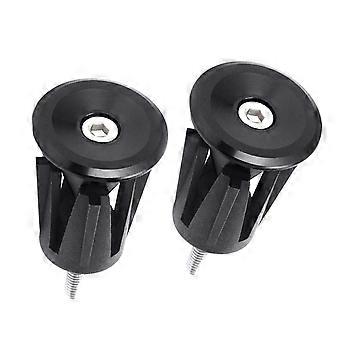 2Pcs/Set Aluminium Alloy Bike Bicycle Cycling Handle Bar Grips End Plug Cap