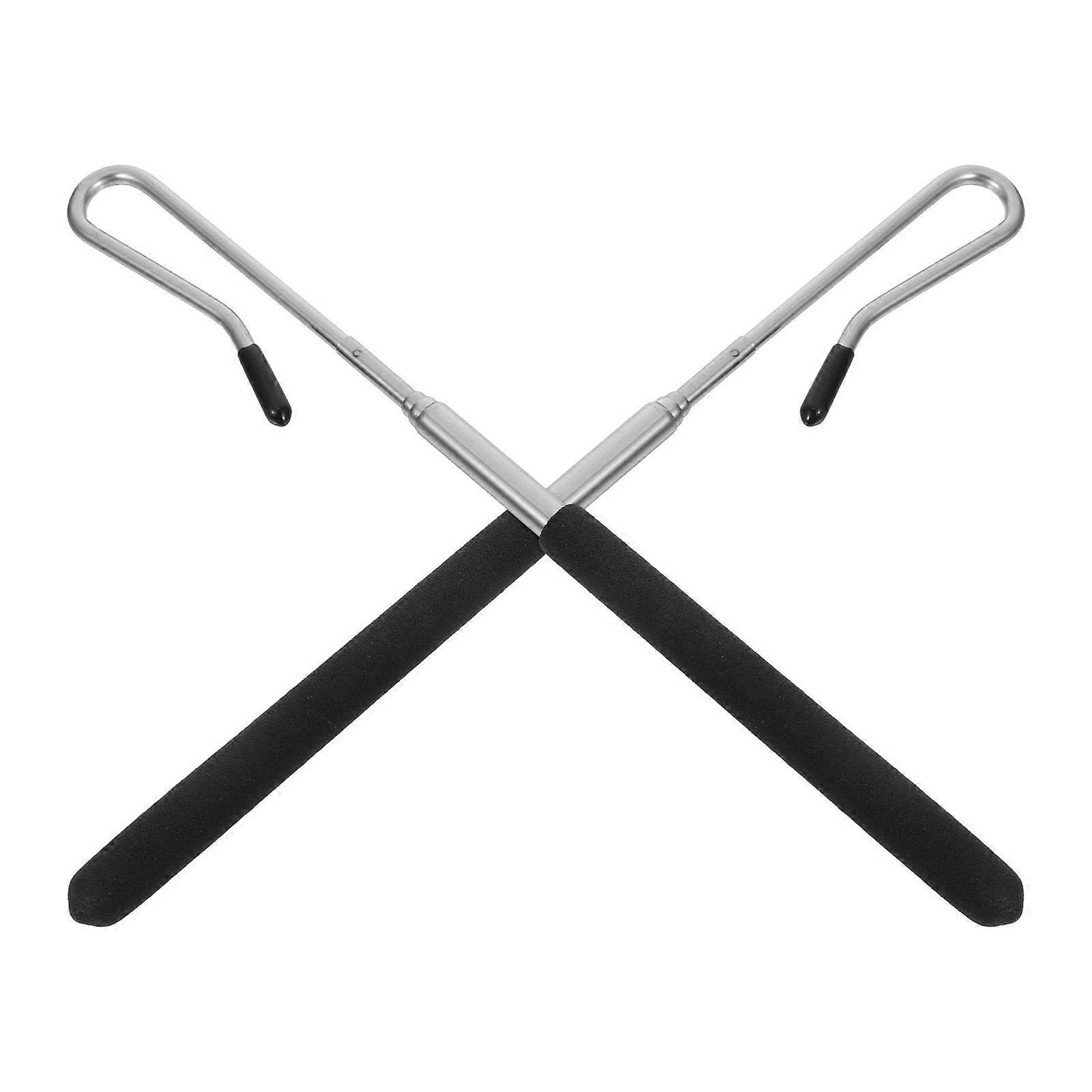 Hand Puppet Control Stick for Puppet Arm Movement 2Pcs Black Accessory