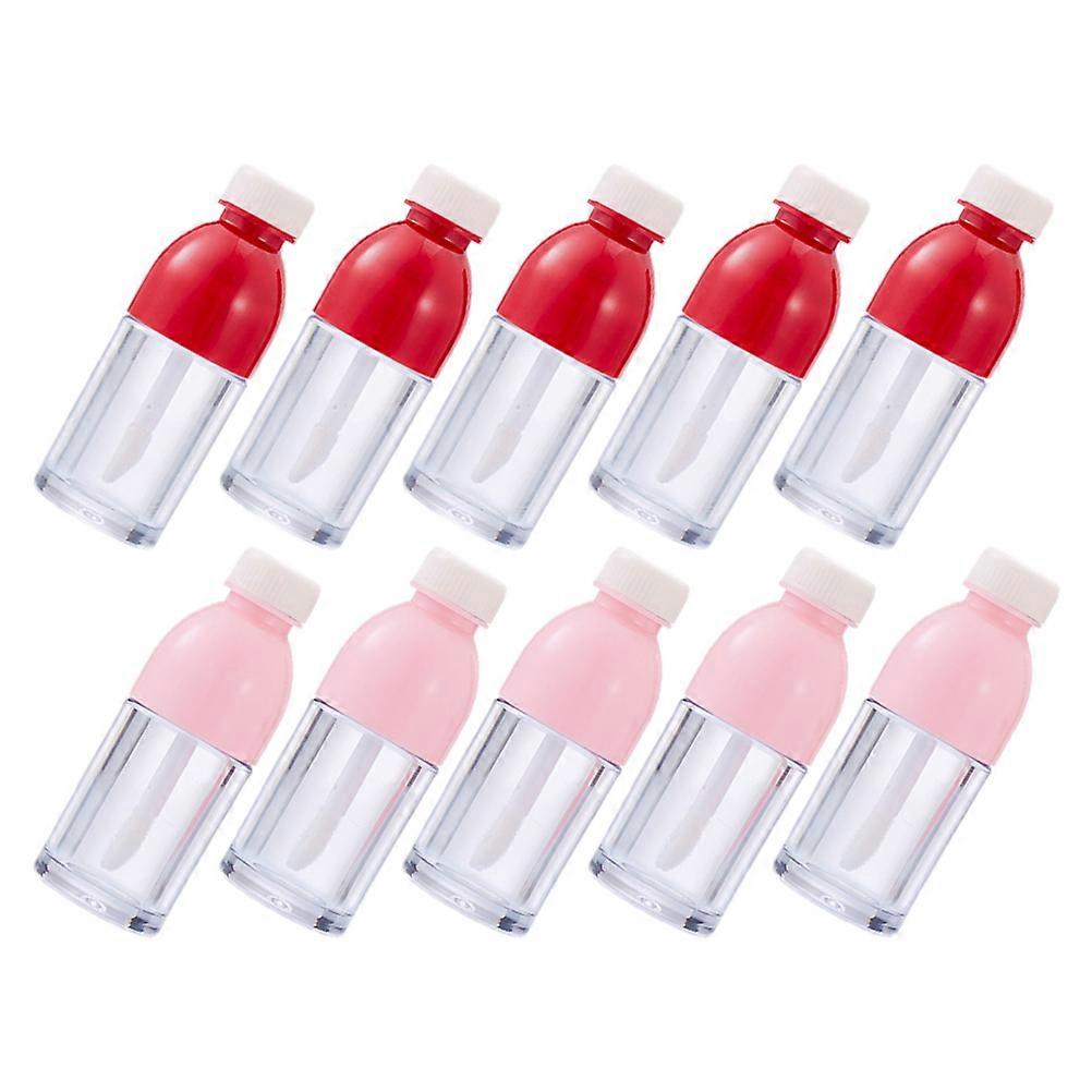 Lip Gloss Tubes Empty for Storage Use Bottle Shape 10Pcs Set