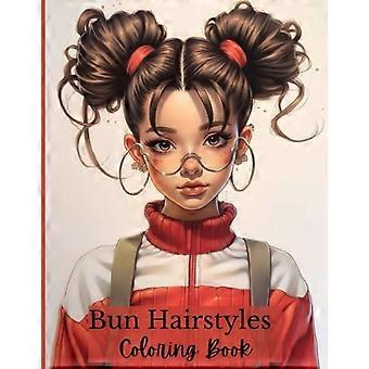Livre de coloriage de coiffures chignon