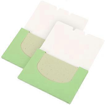 Olieabsorberende doekjes voor het gezicht, 200 stuks, met groene theegeur.