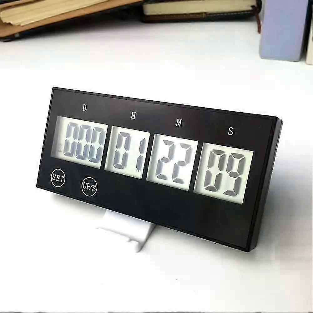 999 Days Digital Countdown Touch Screen Keys Electronic Count Down Timer Multifunctional Durable Reusable compatible with Home Learning Work