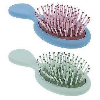 Hair Styling Comb Hairdressing Combs Anti Dryness Royal Blue 14X6X3CM Fatigue Relief 2Set