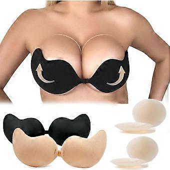 Nouveau soutien-gorge adhésif 2025, soutien-gorge adhésif dos nu réutilisable, soutien-gorge en silicone, soutien-gorge push-up adhésif et cache-tétons imperméables