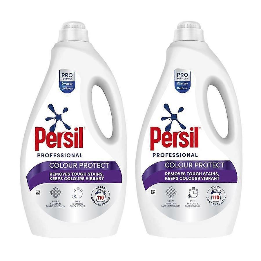 2 X Persil Professional Colour Protect Concentrated Liquid Detergent - 110 Washes