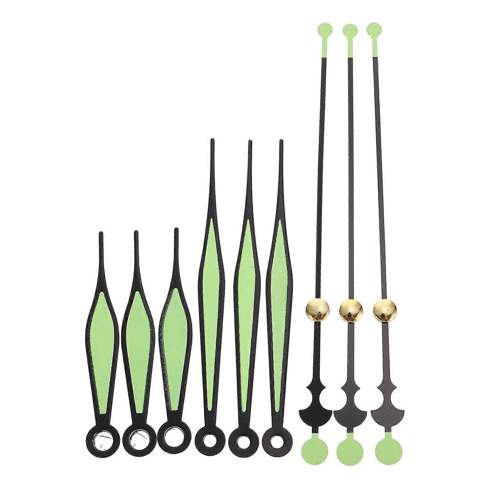 Night Glow Clock Hands Pointer Accessories for DIY 10Sets Repair Kit