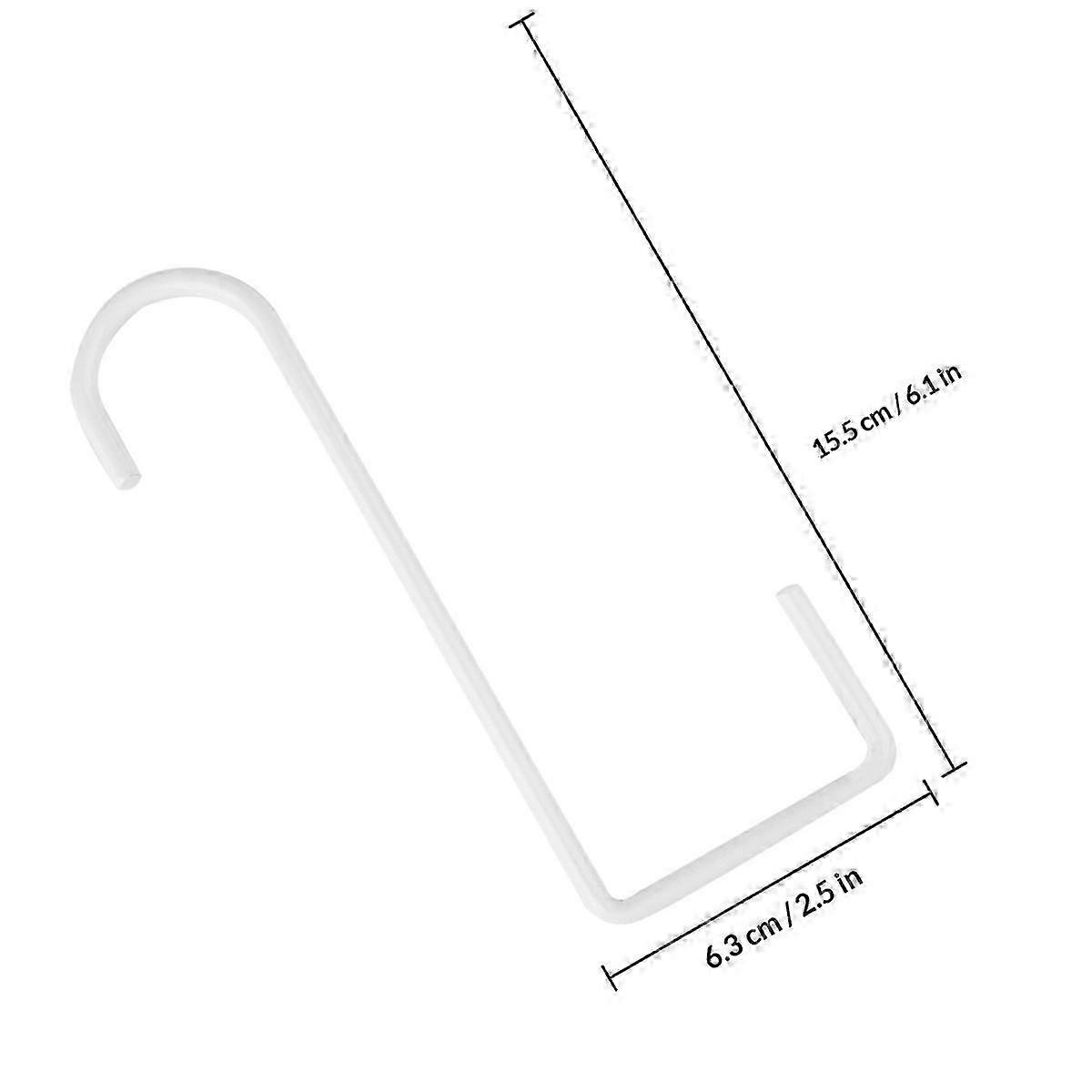 Flowerpot Hook for Balcony 6Pcs Practical Hanging Hook White Iron