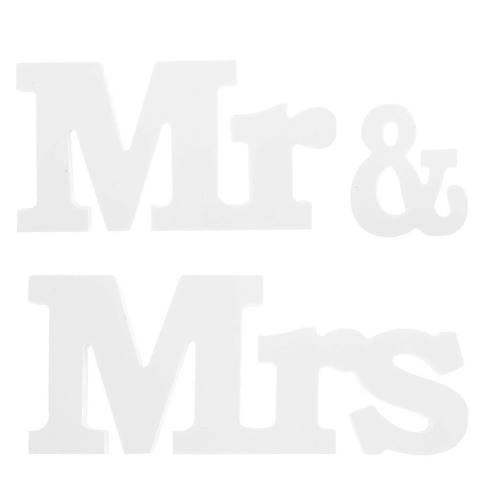 Romantic Wedding Decorations Sign compatible with 6Sets Table Decor