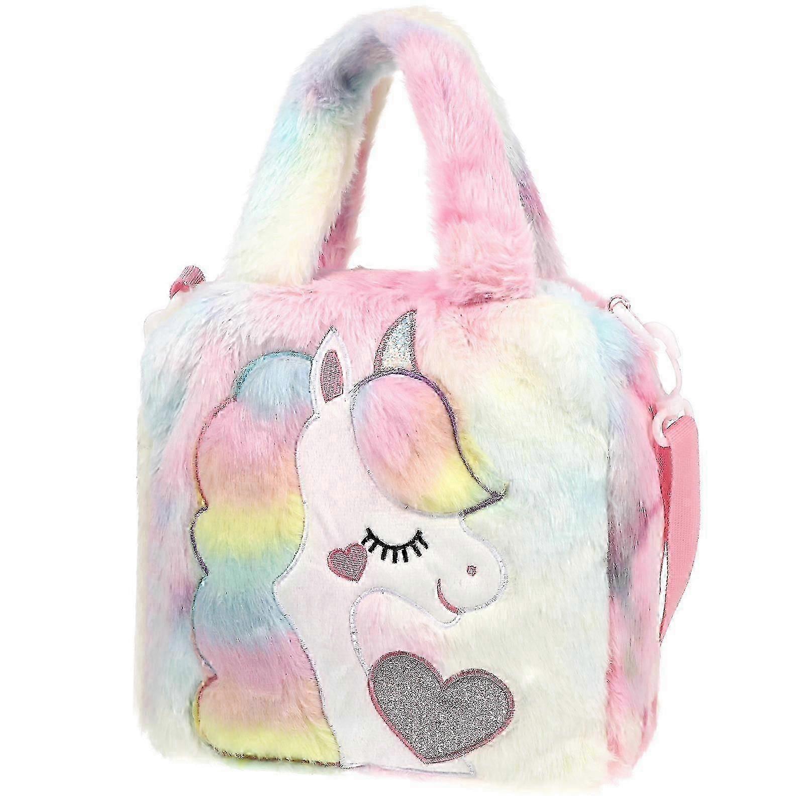 Crossbody Bag For Kid Unicorn Shape Storage 1Set
