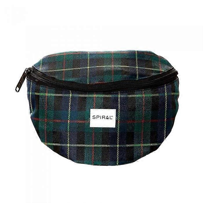 Spiral Plaid Bauchtasche
