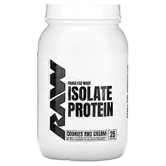 Raw Nutrition, Wei-isolaatproteïne van grasgevoerde koeien, Cookies and Cream, 900 g
