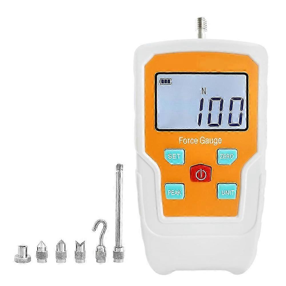 Digital Force Gauge Push and Pull Meter Dynamometer Tension Pressure Tester Thrust Meter Compressio