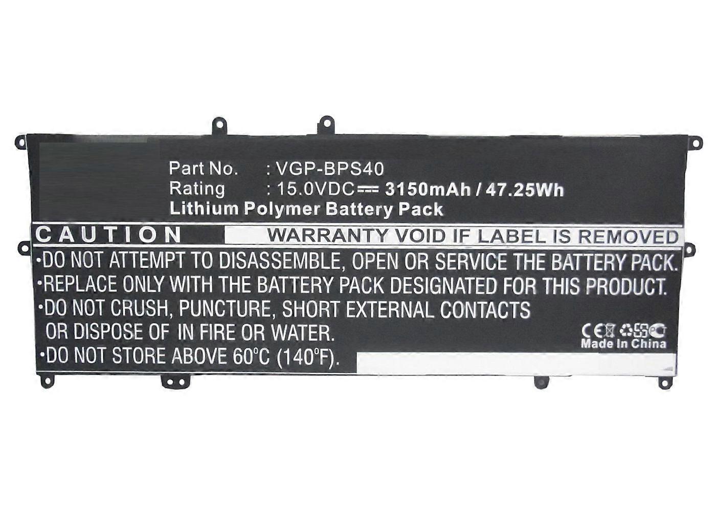 47,36Wh 14,8v 3200mah 47wh