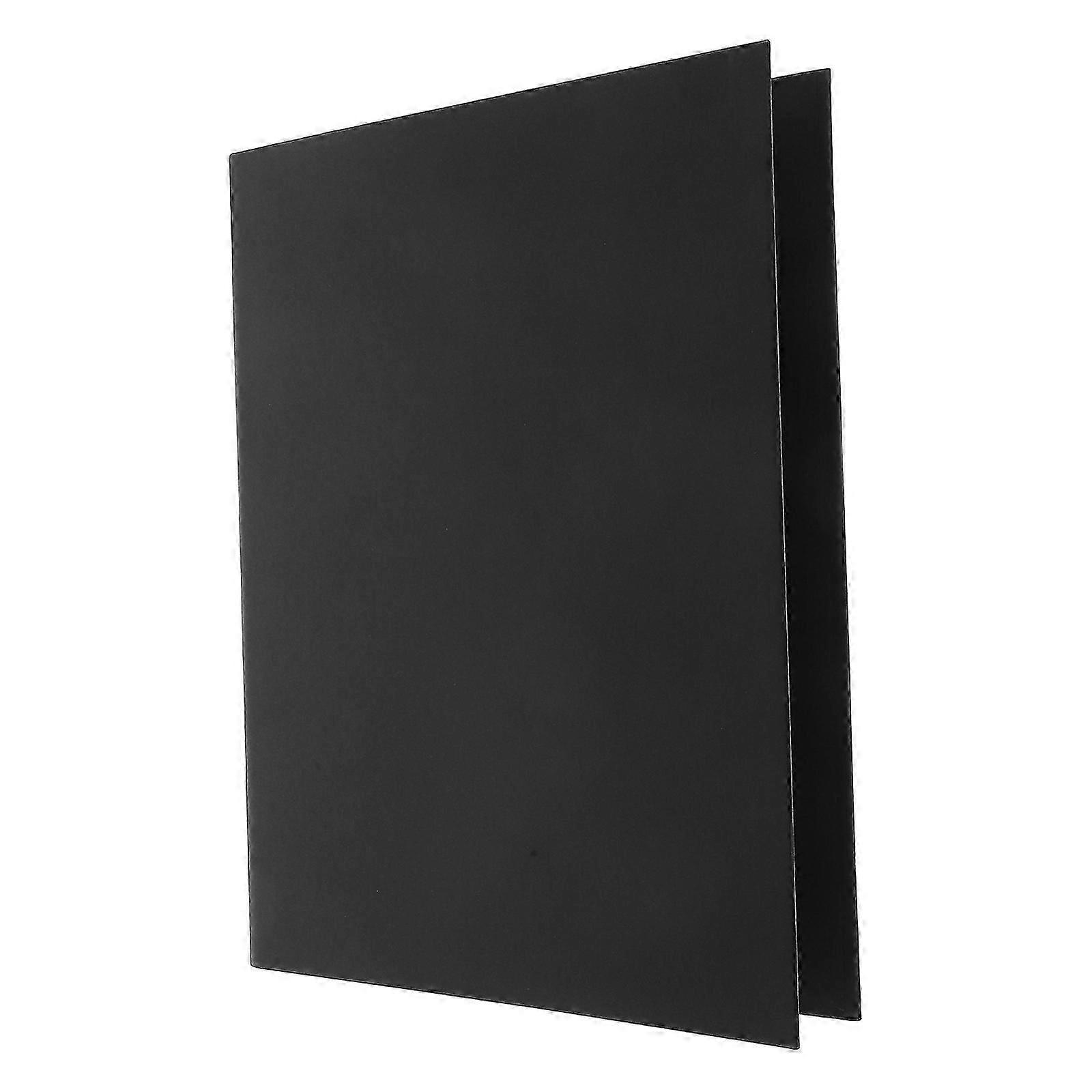 Round Ring Binder Notebook Cover for Refillable Black 6 Ring