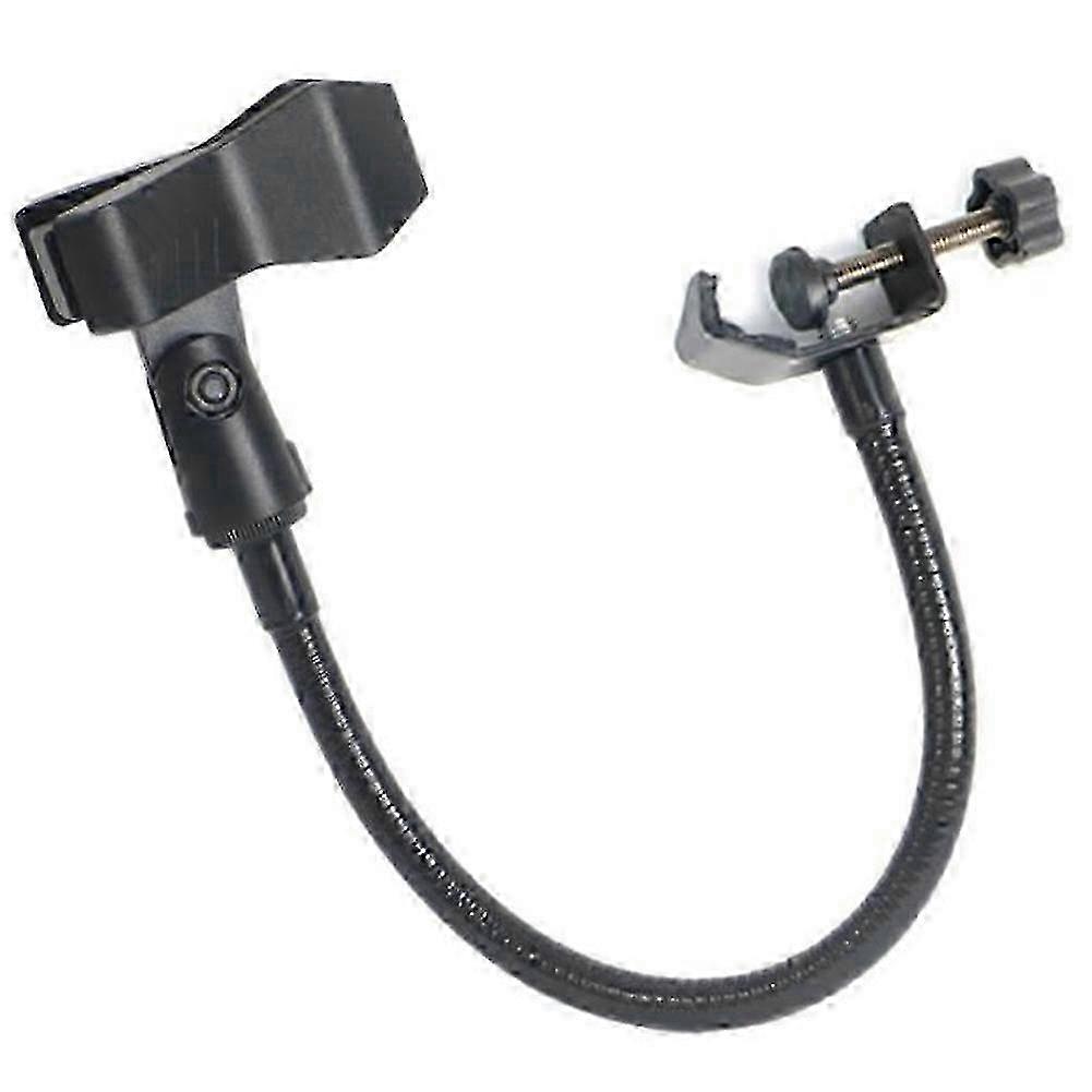 Flexible Gooseneck Desk Clamp Microphone Stand for Broadcasting & Streaming