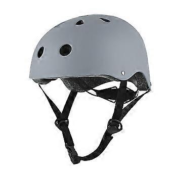 Cycling Headgear for Kid Toddler Age 3-13 Sport Headgear Adjustable Skateboard Headgear for Adult Child Roller Skating Light Grey S