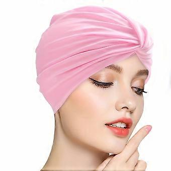 Gorro de natación antideslizante de 1 pieza para cabello largo, rizado, grueso y trenzas: perfecto para la playa y la piscina con ajuste flexible