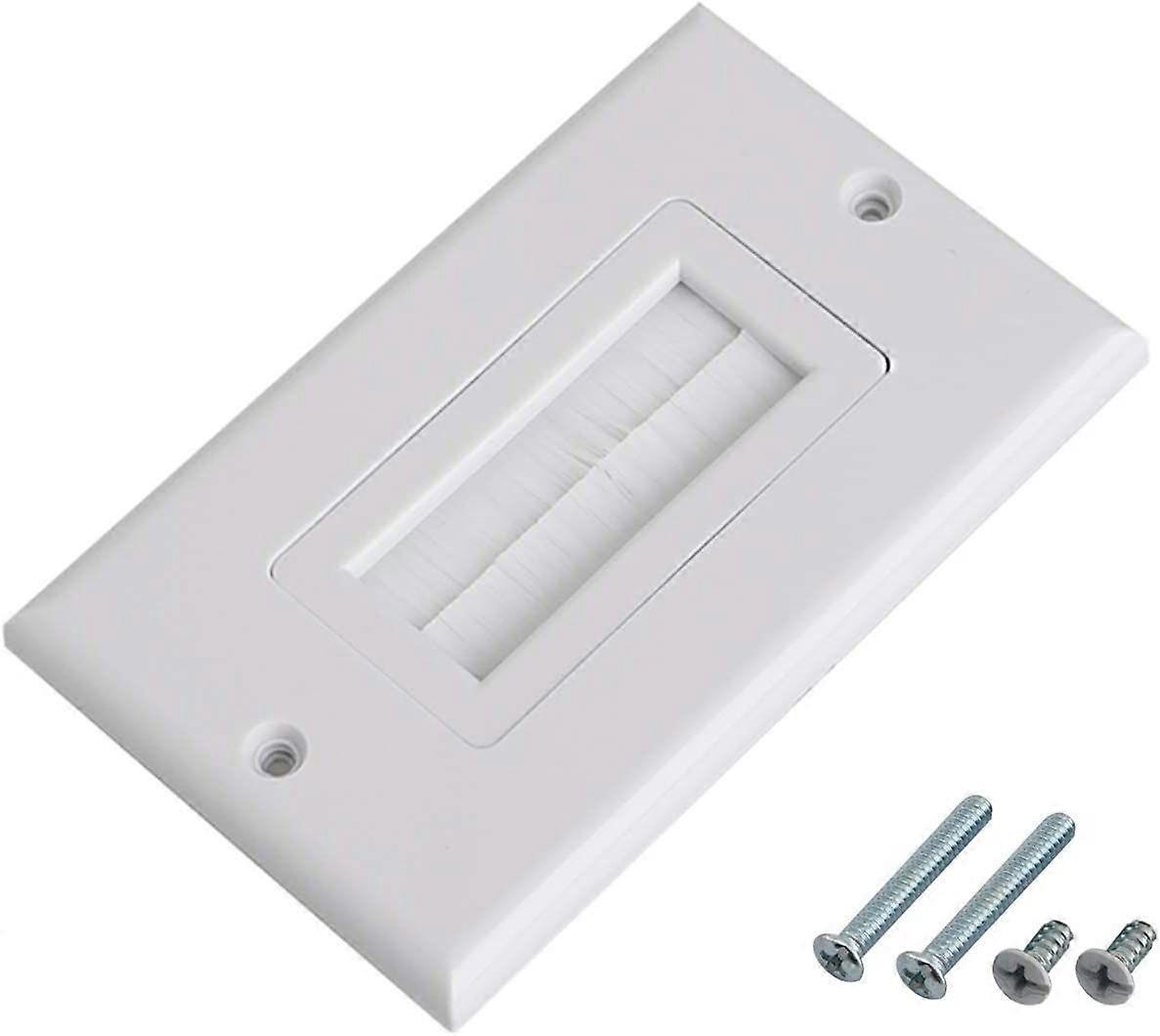 Wall Panel Single Port Cover Socket Wall Brush Hanging Multimedia Panel Brush