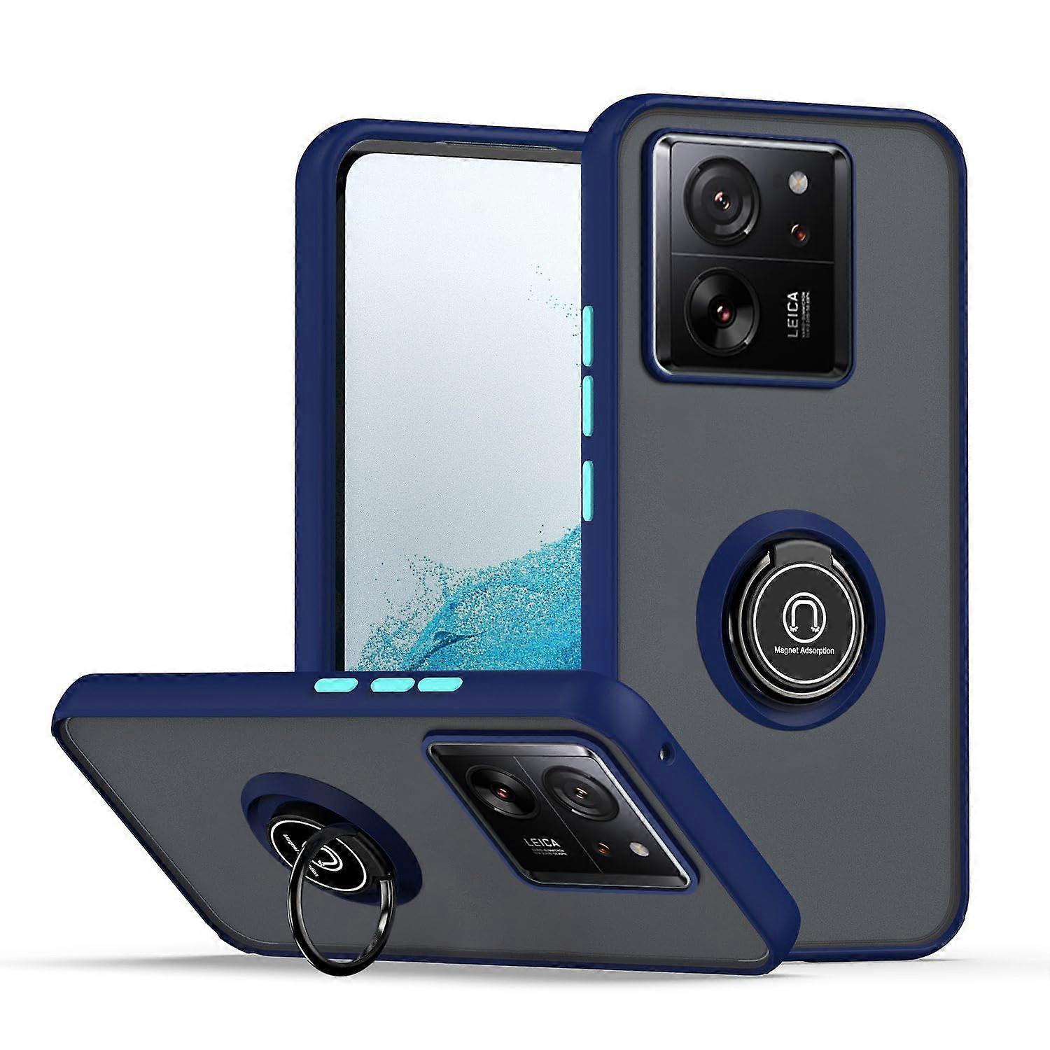 For Xiaomi 13T / 13T Pro Shadow Design TPU + PC Protective Case Cover Dark Blue / Light Blue