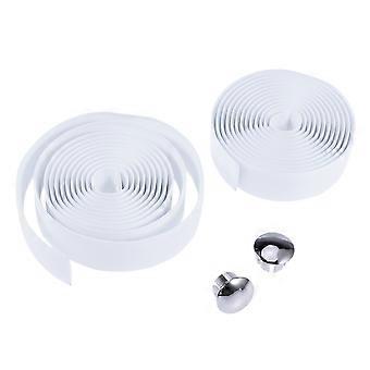 Handlebar Tape Non Slip Belt for Bike 1Pair White with Cushion and Anti Slip