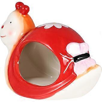 Nest House Animals Cooling Bed Small Hamster for Ceramic Multi-purpose Summer Nest with Lovely Shape as Pet Suitable Hedgehog