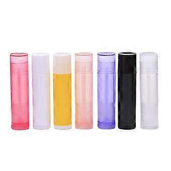 Lip Blam Tubes for Storage 56Pcs Empty Plastic Lip Balm Tubes with Caps