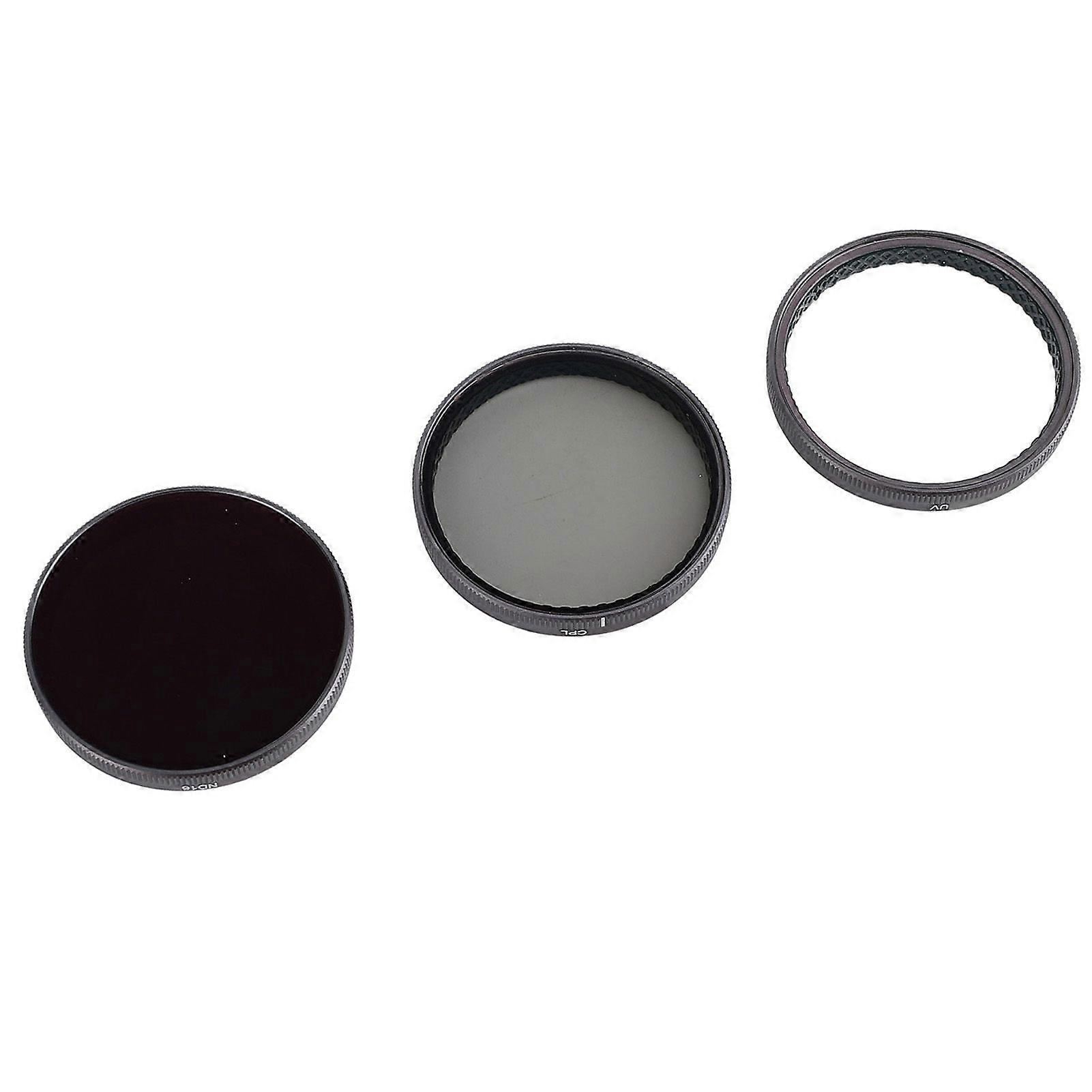 Action Camera Filters Set Quick Release Multi Layer Coating UV CPL ND16 Filter Compatible With ACTION 3 4 5pro