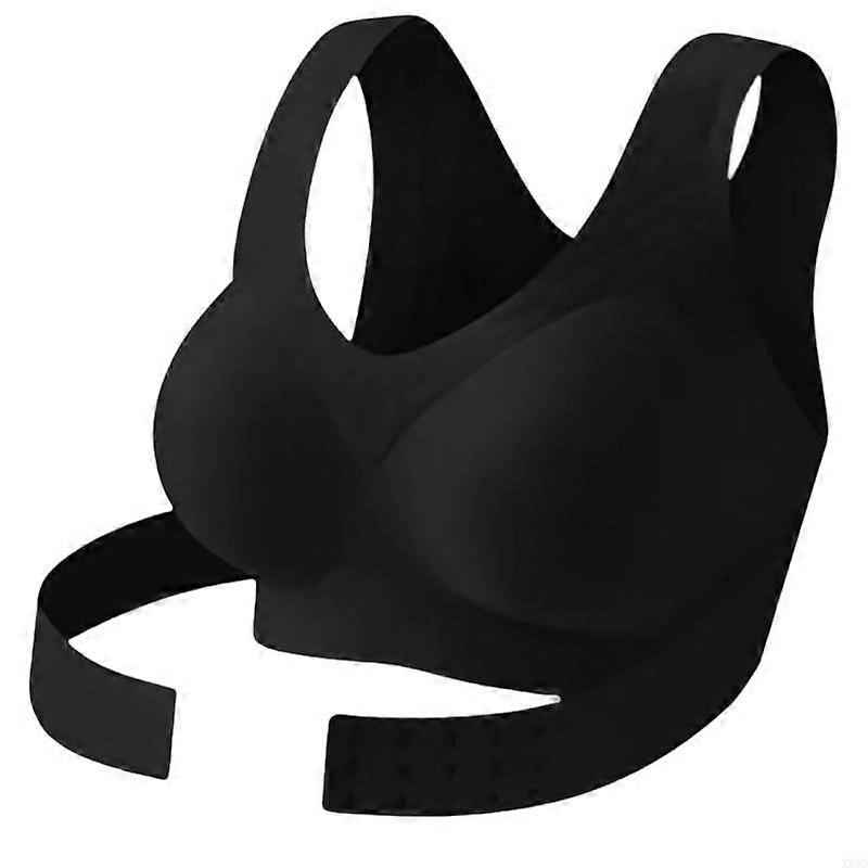 Closure Postures Corrector Bra Back Support Wireless Comfortable Unlined Bras Full Coverage